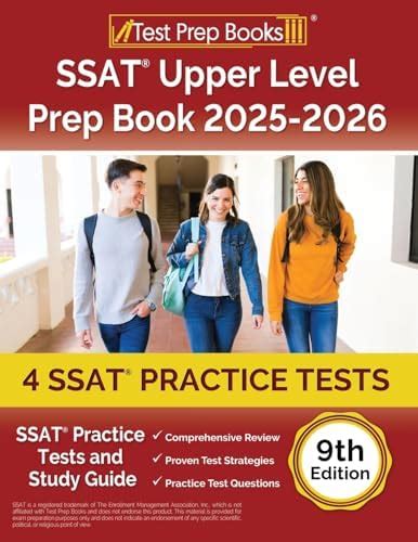 SSAT Upper Level Prep Book 2025-2026: 4 SSAT Practice Tests and Study ...