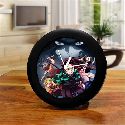 MCSID RAZZ Demon Slayer Kimetsu no Yaiba Plastic Table/Desk Clock ...
