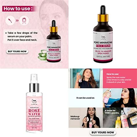 Buy TNW-THE NATURAL WASH SKINCARE COMBO WITH STEAM DISTILLED ROSE WATER ...