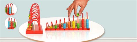 Voolex - Wooden Calculation Abacus Shelf for Counting, Addition and ...