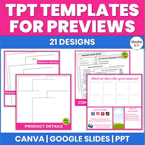 Image result for Good Copy Template TPT Free