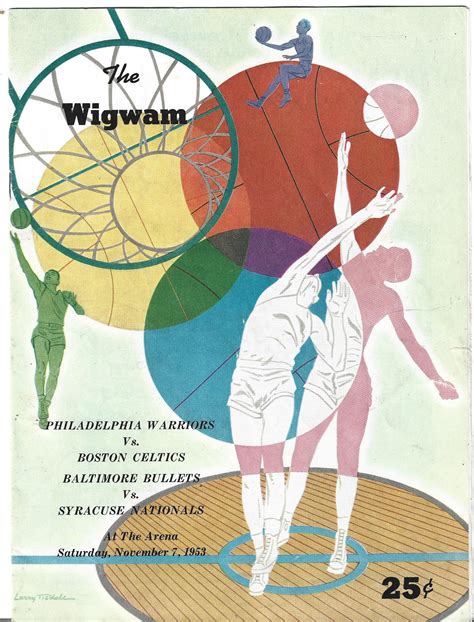 Lot Detail - 1953 Philadelphia Warriors (NBA) vs Boston Celtics ...