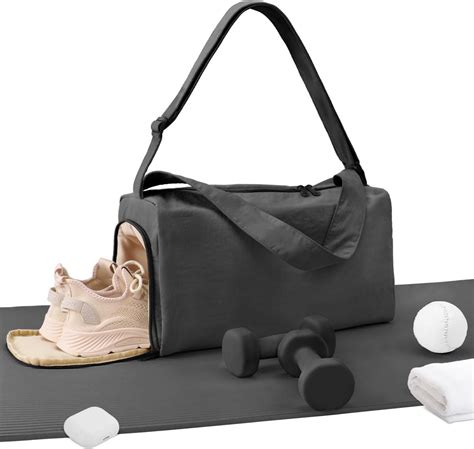 Amazon.com | Small Gym Bag for Women with Shoes Compartment, Stylish ...