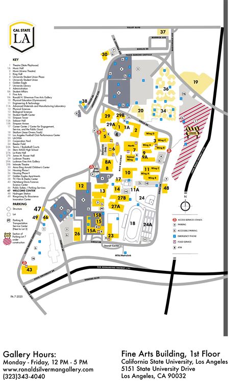 Cal State La Map