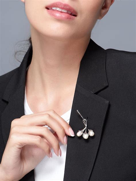 Tulip Blossom 925 Silver Brooch – Diavo Jewels
