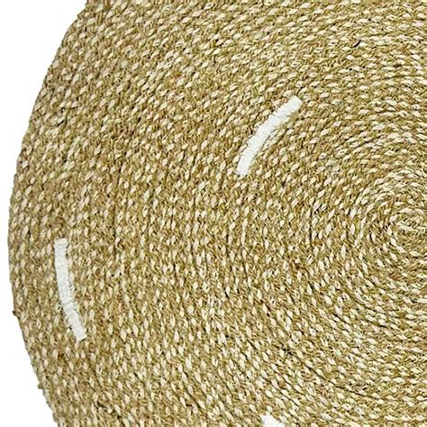 Natural Jute Round Placemat, 15"