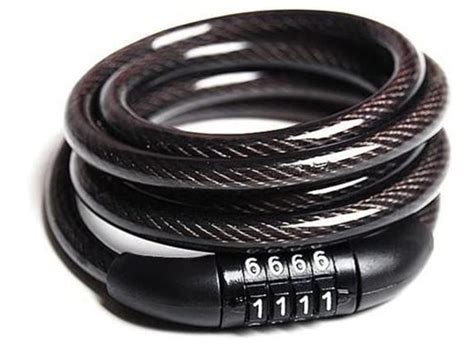 Lock for Bicycle | Strong Steel Heavy Duty Security 4 Digit Number Lock ...
