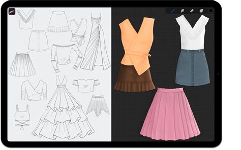 Clothing Tutorial Procreate 的图像结果