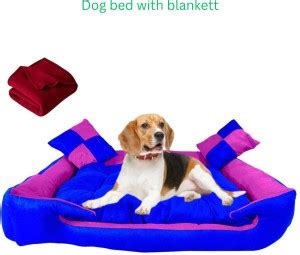drilly Good quality imported soft stripbed with blankett for dogs and ...