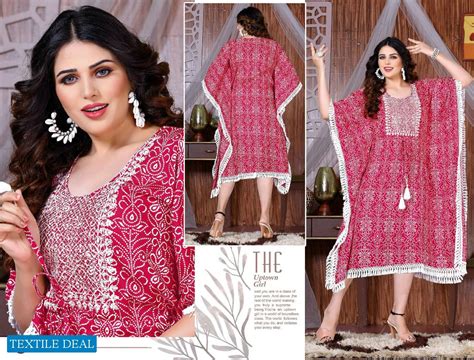 Kaftan Queen Wholesale Heavy Bandhani Kaftan Catalog - textiledeal.in