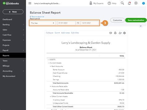 Image result for QuickBooks Balance Sheet