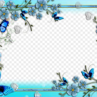 Floral Border Frame PNG Clipart - Pngsource