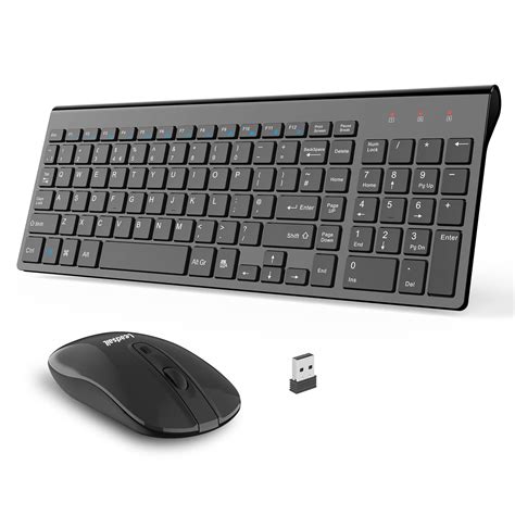 Leadsailwireless Keyboard And Mouse Set Wireless Usb Mouse And Compact ...