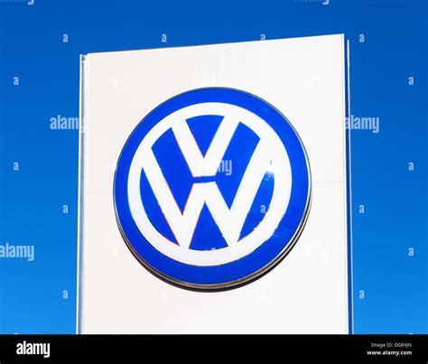 The emblem Volkswagen Stock Photo - Alamy