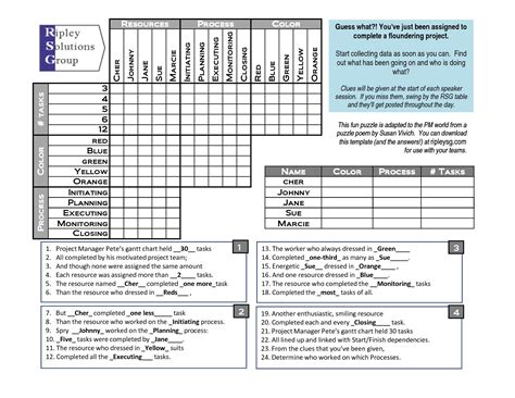 Logic Matrix Puzzles Printable | Printable Logic Puzzles