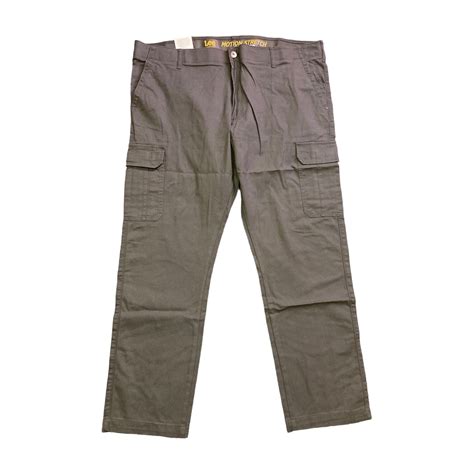 Lee Men's Comfort Active Regular Fit Straight Leg Motion Stretch Cargo ...