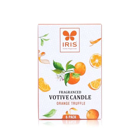 IRIS Orange Truffle Votive Candles Pack of 6 – IRIS Home Fragrances