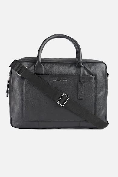 Buy Men Black Casual Laptop Bag Online - 956906 | Van Heusen