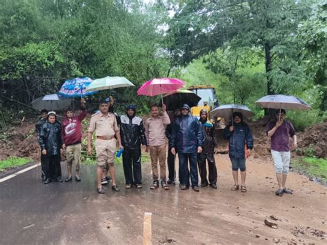 Police personnel deployed to deal with rain situation in Dang district