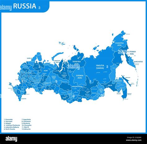 Map of siberia russia