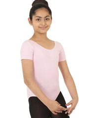 Ballet Pink Half Sleeve Leotard for Girls – The Dance Bible