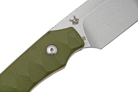 Black Fox Lynx, D2 Stonewash, OD Green G10, BF-756OD fixed knife | Advantageously shopping at ...