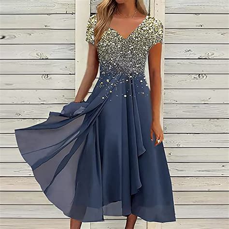Woman Wedding Guest Dress with Sleeves,Mother of The Bride Dresses for Wedding,Ladies Cap ...