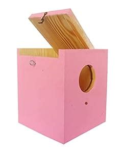 GO7 Wooden Bird House & Breeding Box, for Multiple use Pack of 1 ...