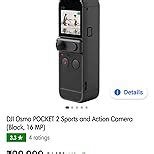 DJI Pocket 2 - Handheld 3-Axis Gimbal Stabilizer with 4K Camera, 1/1.7 ...