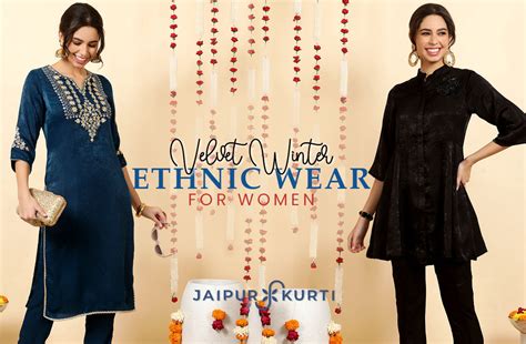 Velvet Winter Ethnic Wear for Women from Jaipur Kurti