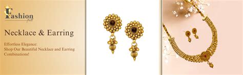 Fashion Frill Necklace Set For Women | Floral Design | Gold Plated ...