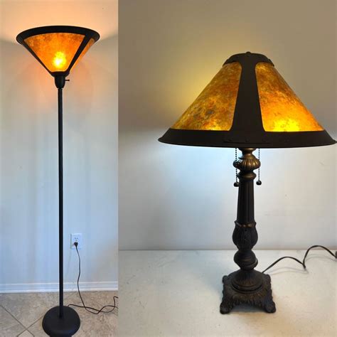 Matching Floor Lamp & Table Lamp | EstateSales.org