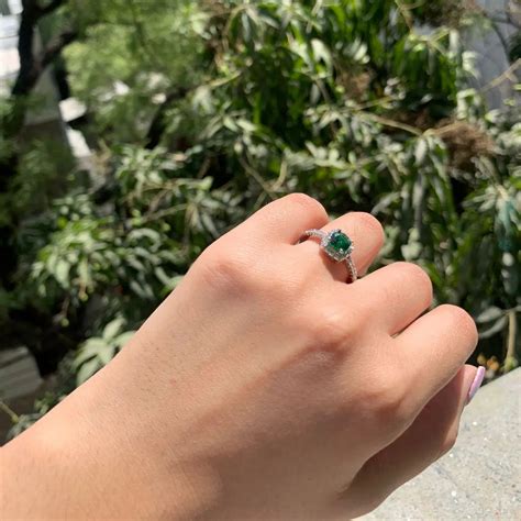 Kiara's Green Emerald Engagement Ring | Salty – Salty Accessories