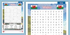 Things Associated With Wales Word Mat | Twinkl Wales