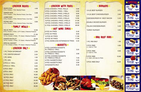 Whereisthemenu.net | Hollywood Fried Chicken - Jersey City, NJ 07307