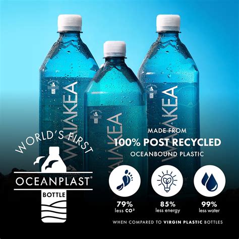 Buy Waiakea Naturally Alkaline Hawaiian Volcanic Water, Natural ...
