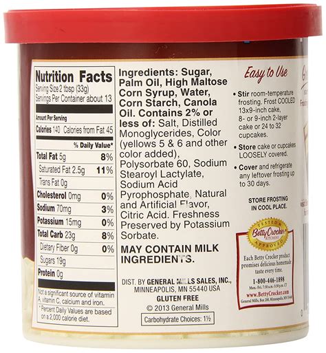 Betty Crocker Frosting