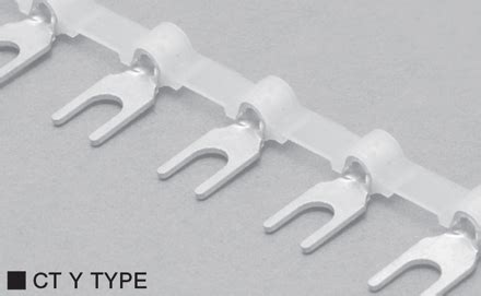 CT1.25Y-3N | Bare Chain Crimp Terminal, Open-Tip (Y Type) | NICHIFU ...