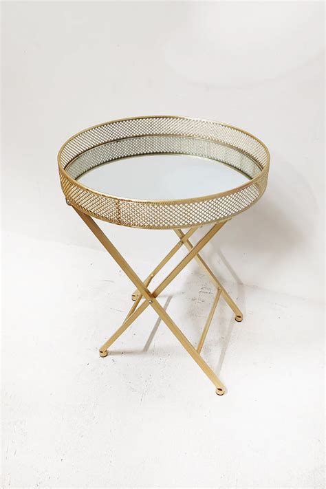 Image result for Mirrored Side Table