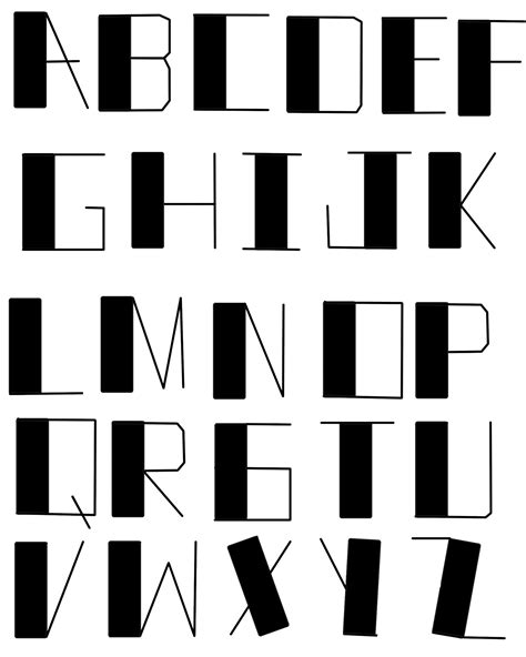 Font Alphabet