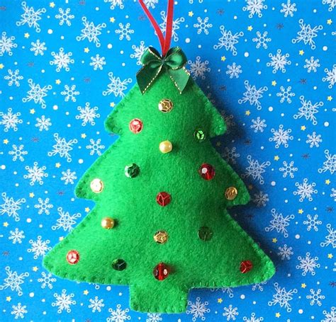 Felt Christmas Tree Pattern 的图像结果