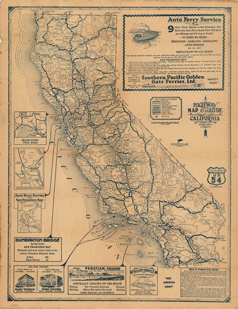 California Freeway Map