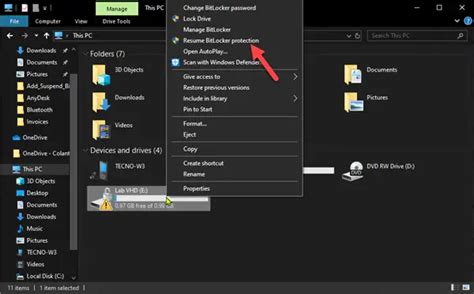 Image result for BitLocker Recovery Image in File Explorer
