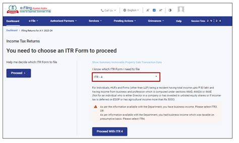 फाइल आईटीआर-4 (सुगम) ऑनलाइन - उपयोगकर्ता पुस्तिका | Income Tax Department