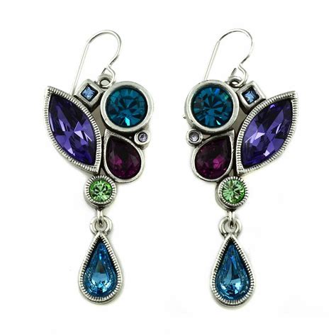 Patricia Locke Dare to Dream Earrings - Silver, Water Lily