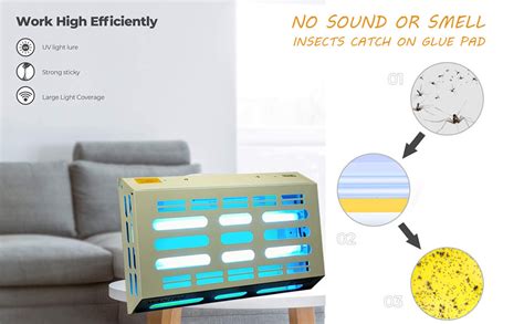 WANTRN® Insect Killer Machine 30W - Glue Pad Mosquito Killer - Fly ...