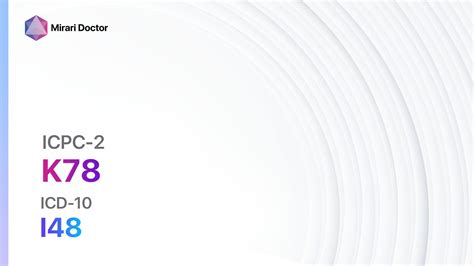 K78 Atrial fibrillation/flutter (ICD-10:I48)