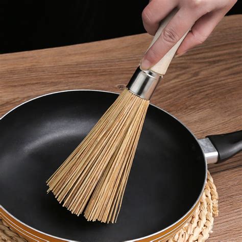 竹锅刷洗锅竹刷把刷锅精品洗锅刷子厨房清洁天然长柄木柄竹子锅刷