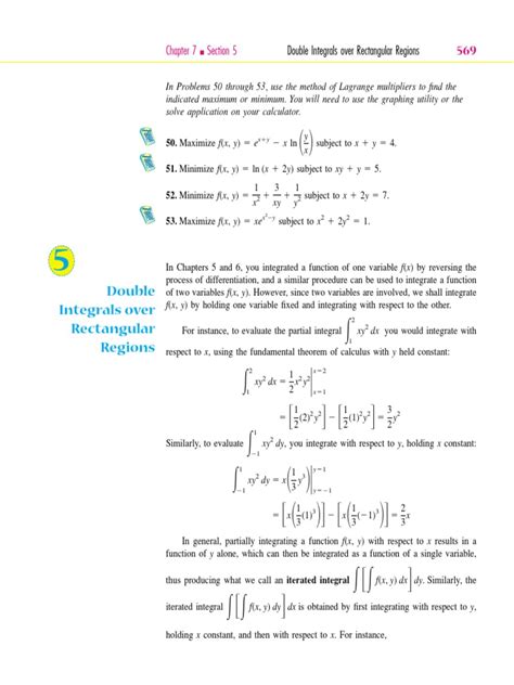Image result for Calculating a Double Integral Over a Rectangle