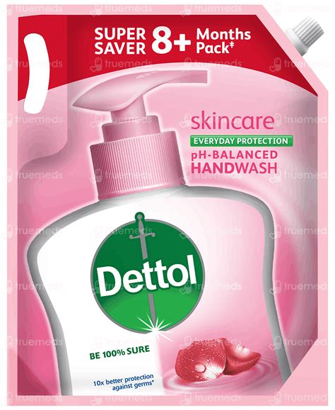 Dettol Skincare Liquid Handwash Refill 1500 Ml - Uses, Side Effects ...